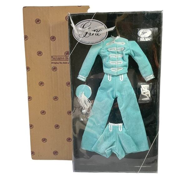 1995 Ashton Drake Gene Doll Turquoise & White “Usherette” Outfit COA H10129 NRFB - Picture 1 of 5